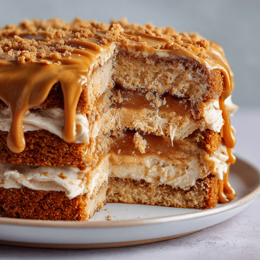 Biscoff Cookie Butter Cake