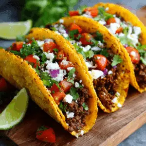 Crispy Ground Beef Tacos