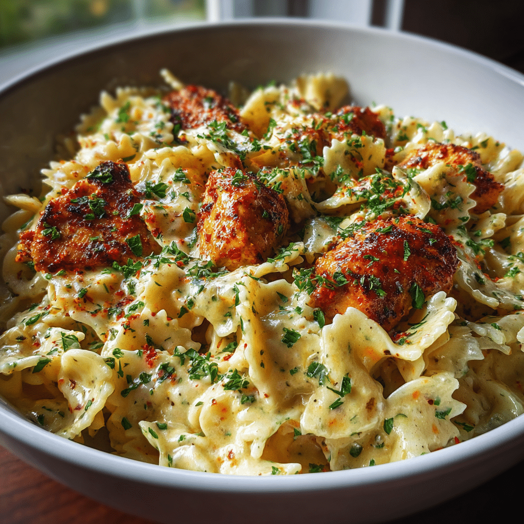 Garlic Butter Chicken Pasta
