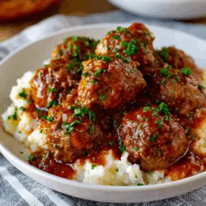 Instant Pot Porcupine Meatballs