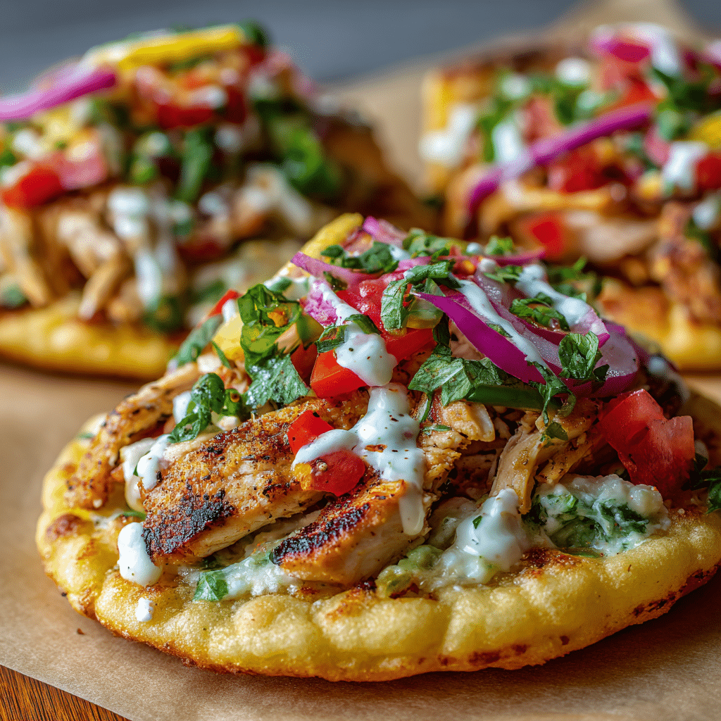 Lemon Chicken Cloud Bread Tacos