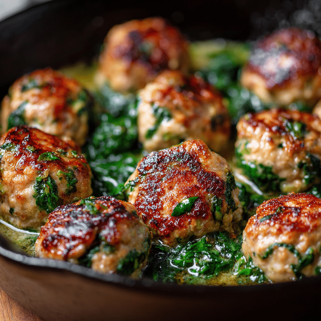Spinach Turkey Meatballs