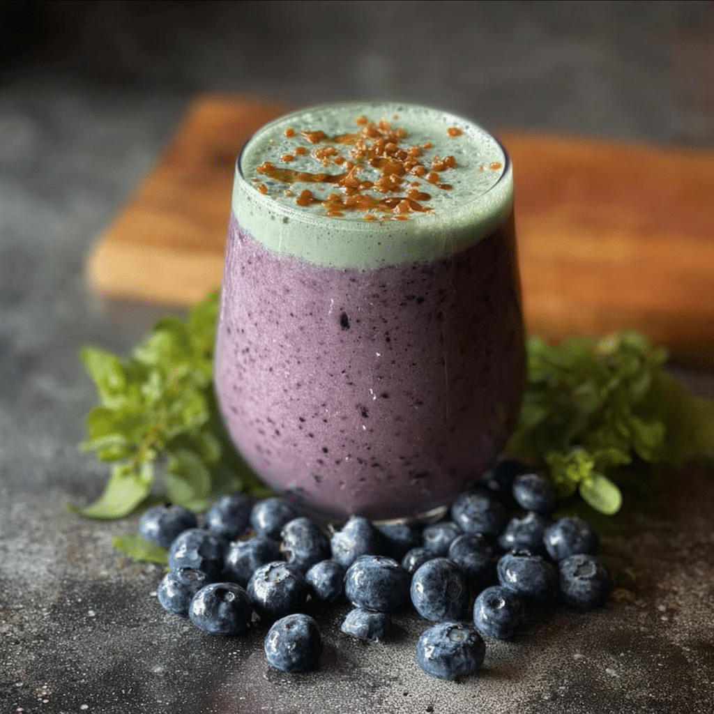 Blueberry Green Tea Smoothie