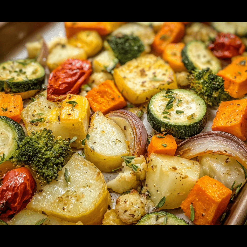 Cheesy Normandy Blend Roasted Vegetables