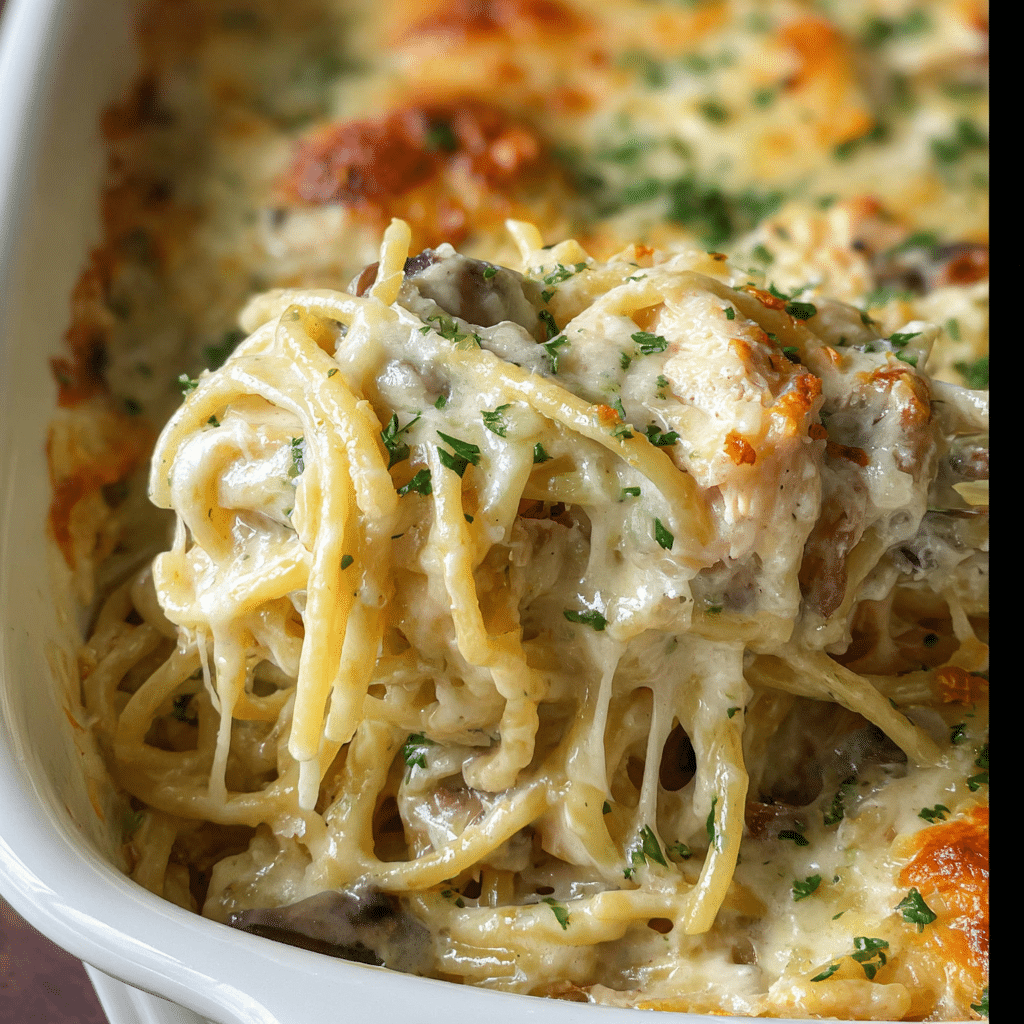 Chicken Tetrazzini Casserole