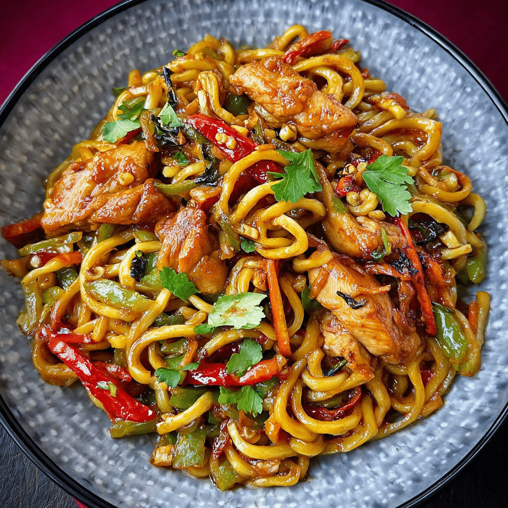 Chili Chicken Noodles