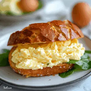 Egg Salad Sandwich with Cream Cheese