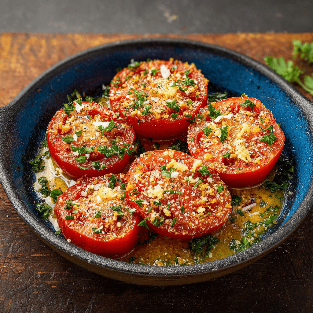 Garlic Fried Tomatoes