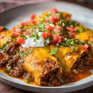Ground Beef Enchiladas