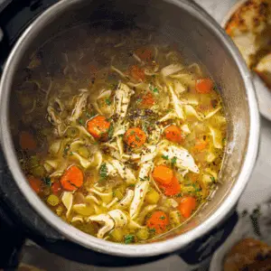 Instant Pot Chicken Noodle with Vegetables