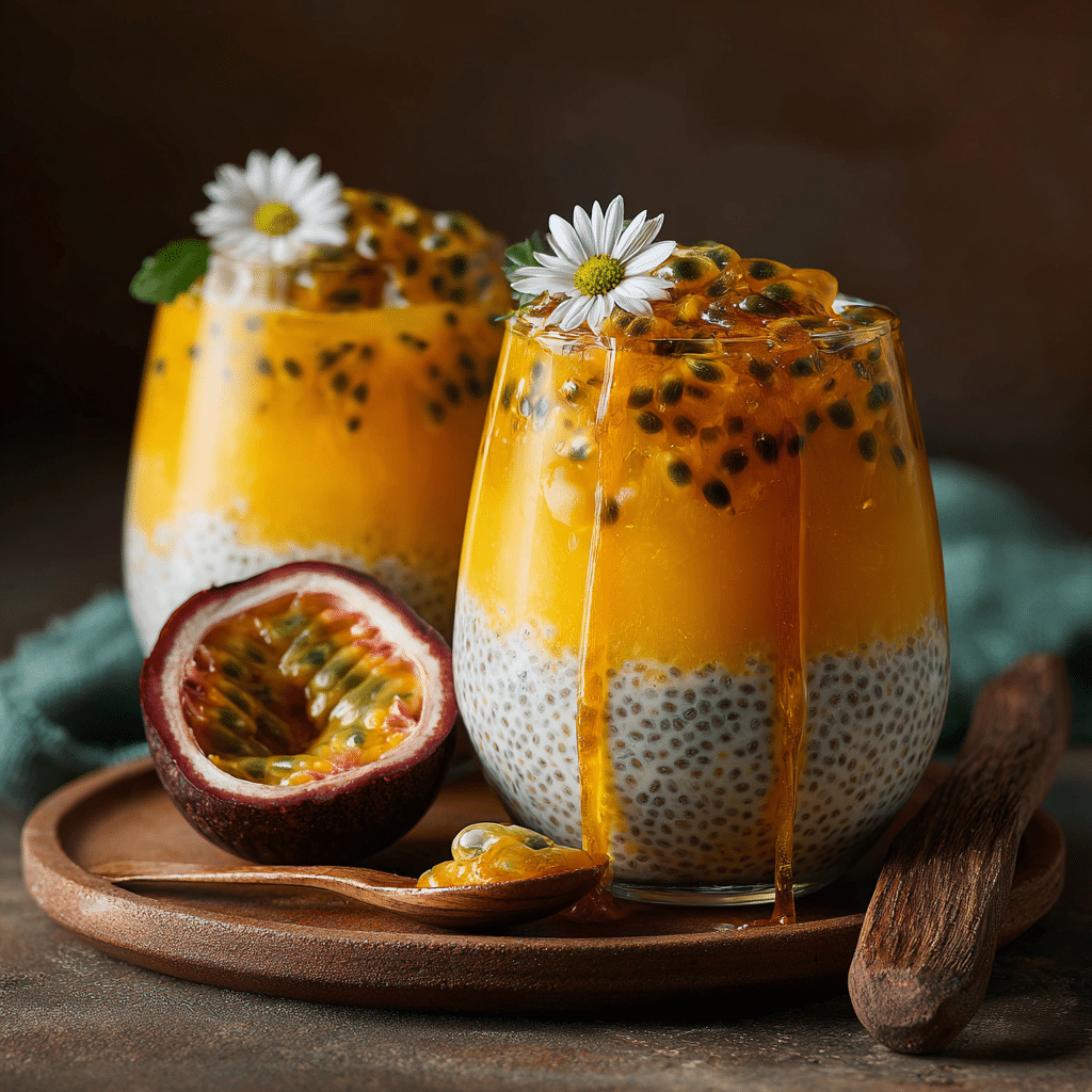 Mango Passionfruit Chia Pudding