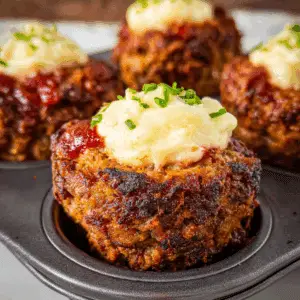 Mini Meatloaves in a Muffin Tin