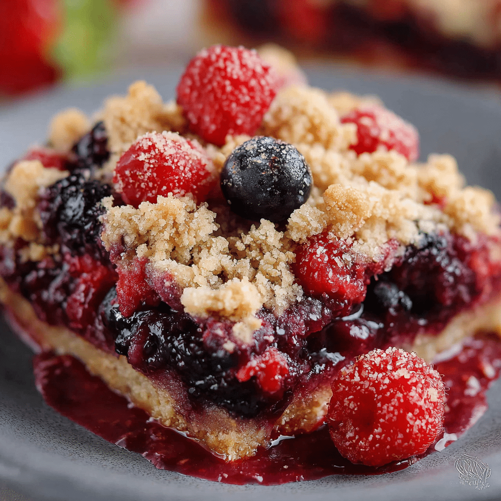 Mixed Berry Crumble
