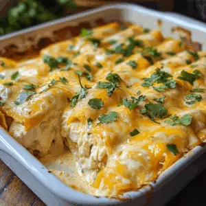 Sour Cream Chicken Enchilada Casserole