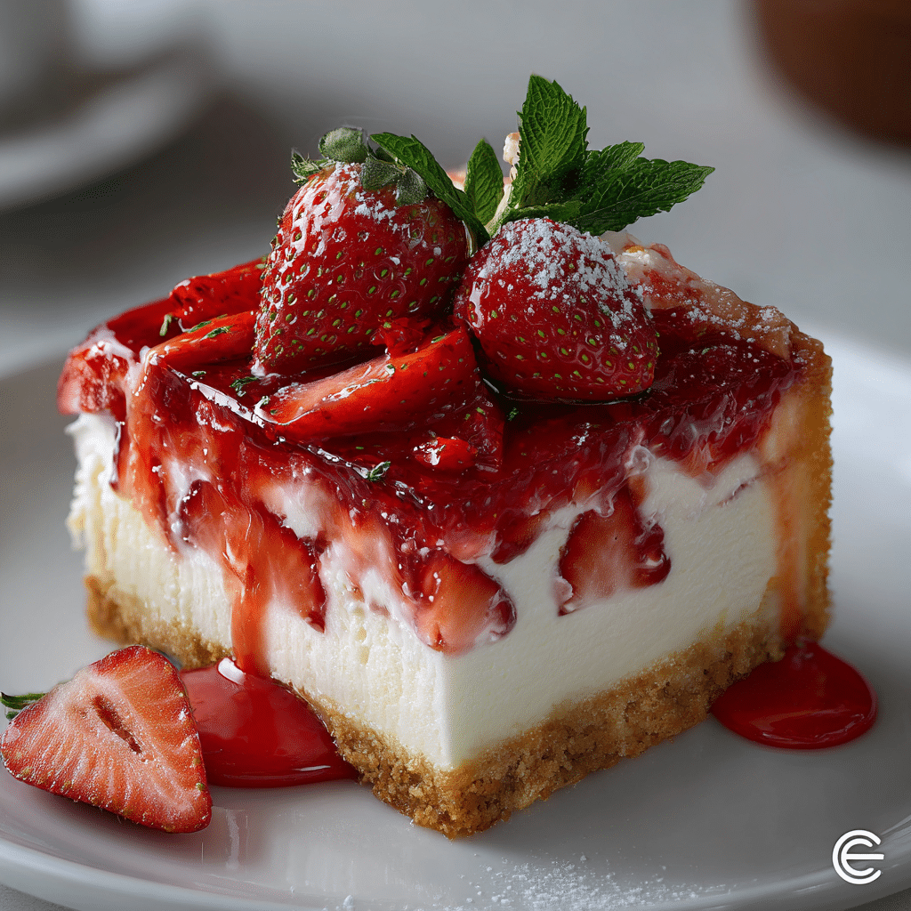 Strawberry Shortcake Cheesecake