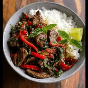 Thai Basil Beef Stir-Fry