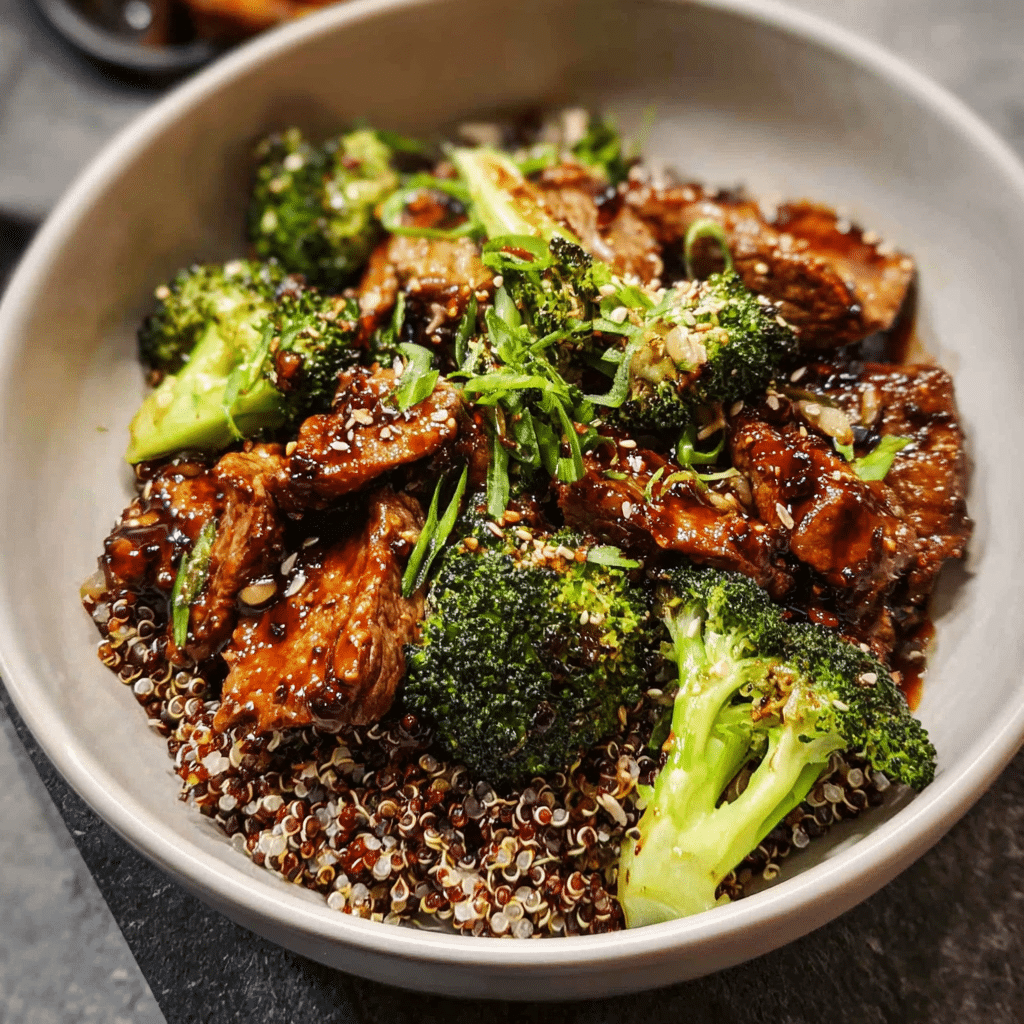 Bulgogi Bowls with Quinoa and Broccoli