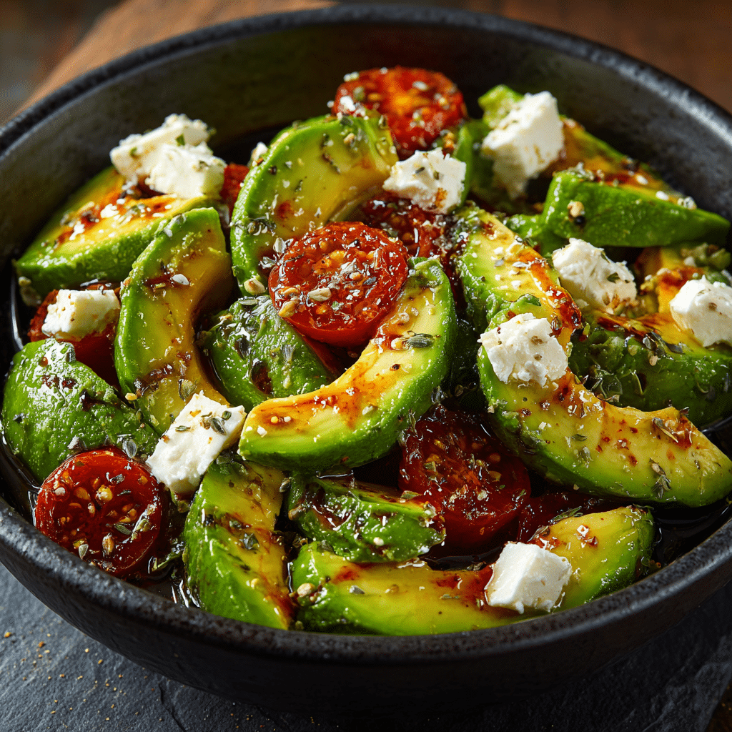 Greek Avocado Salad with Feta
