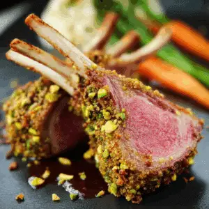 Pistachio Crusted Rack of Lamb