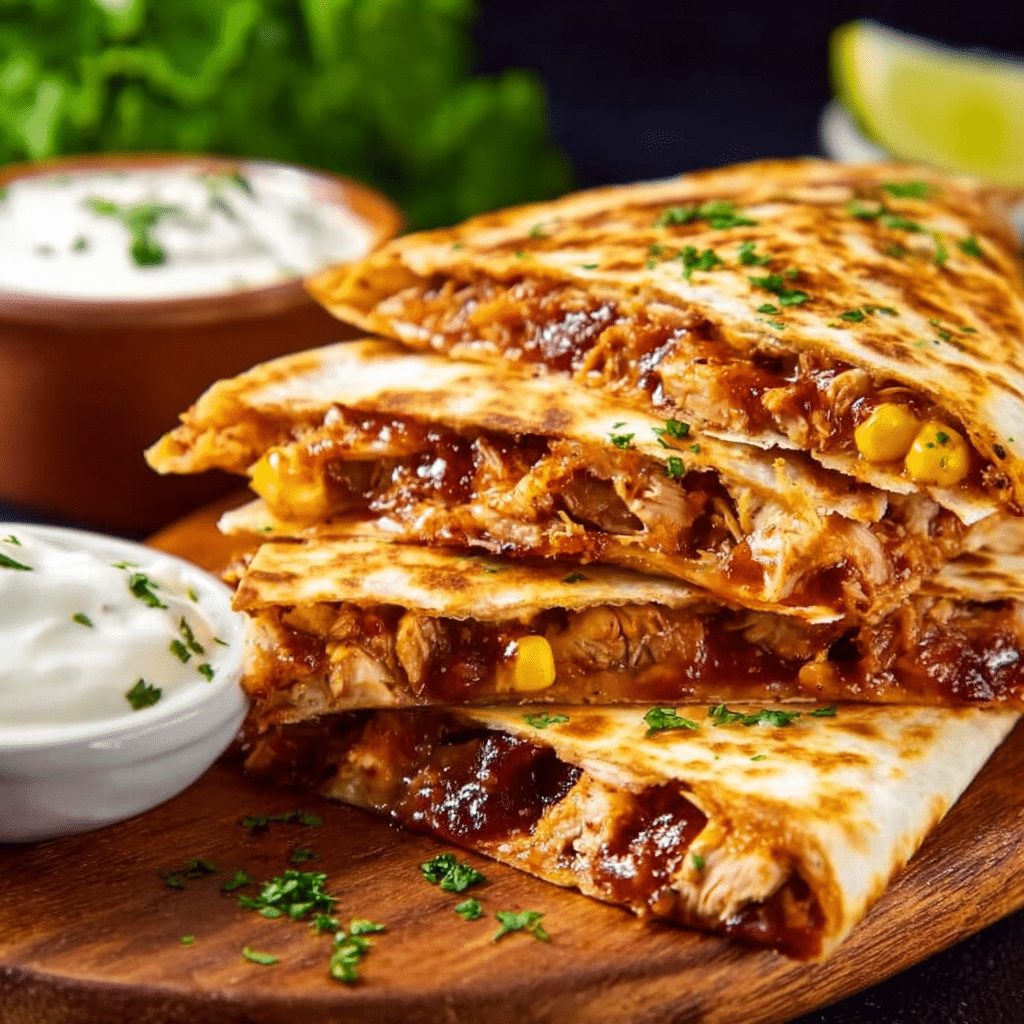 BBQ Chicken Quesadillas