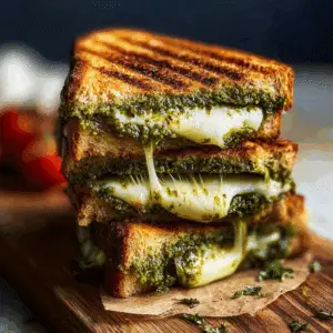 Best Pesto Grilled Cheese