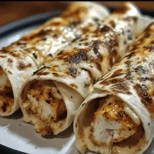 Cheesy Garlic Chicken Wraps for a Flavorful Meal