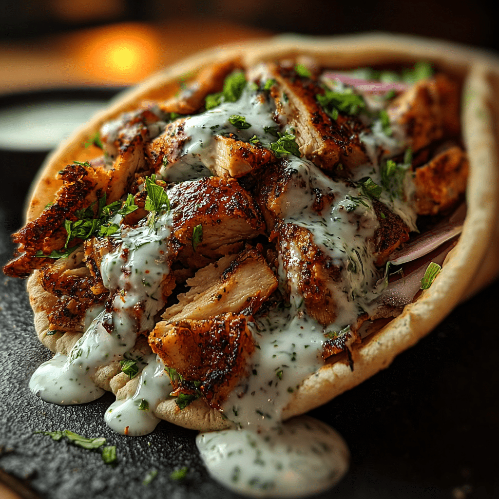 Chicken Shawarma with Garlic Sauce