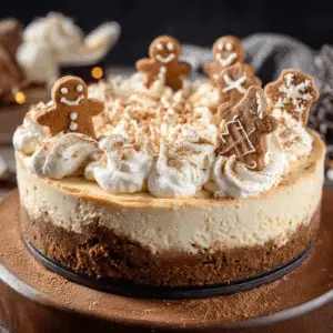 Creamy Gingerbread Cheesecake with Maple Frosting Recipe