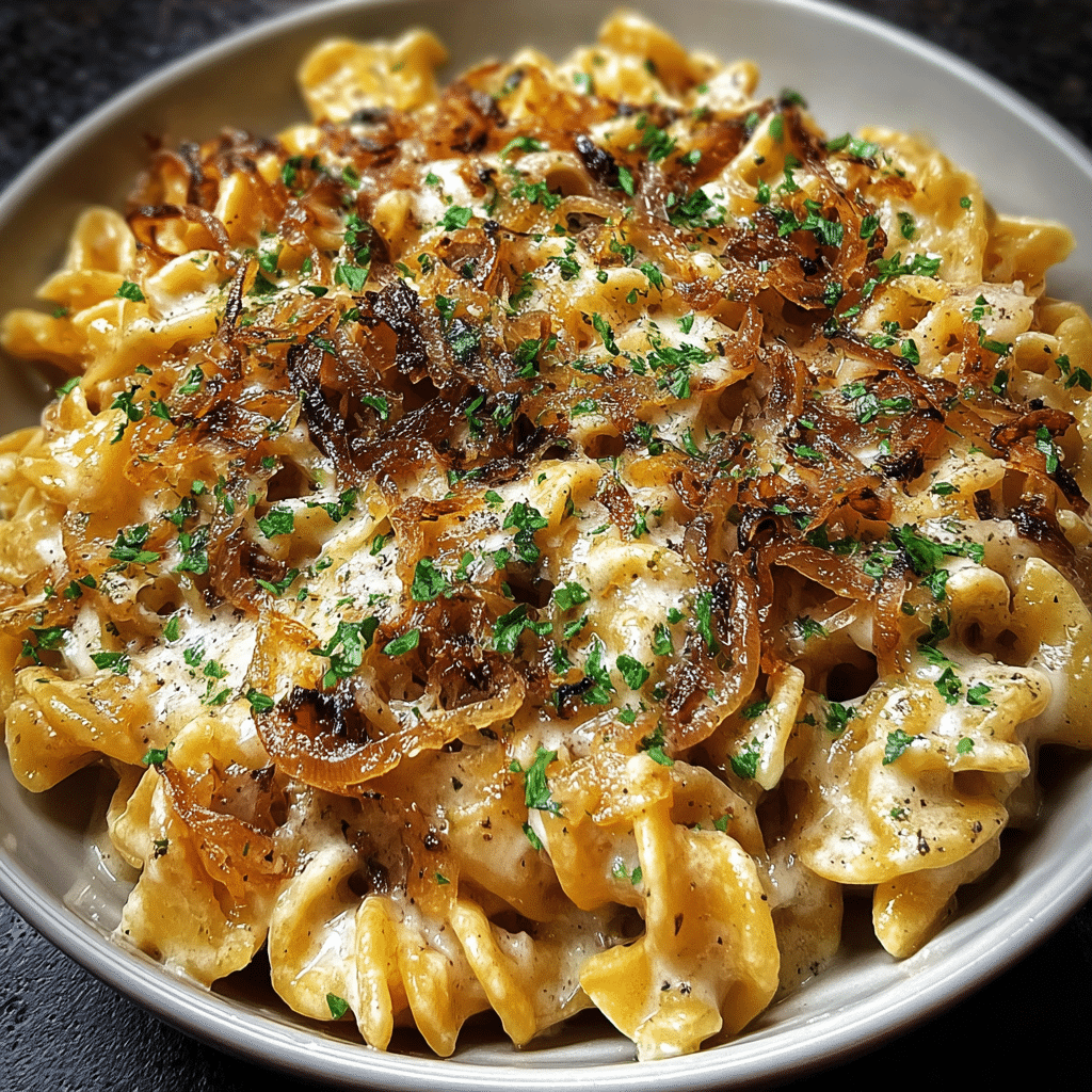French Onion Pasta