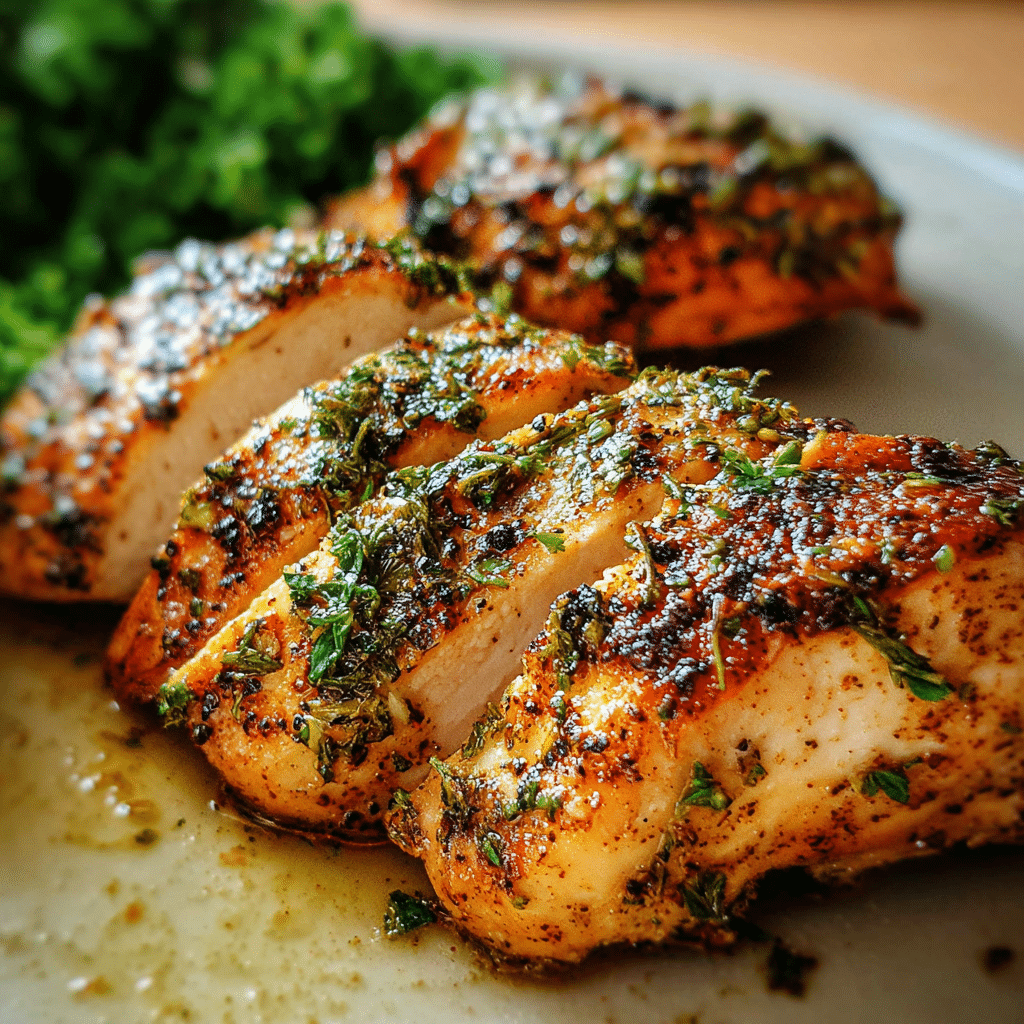 Herb Crusted Grilled Chicken