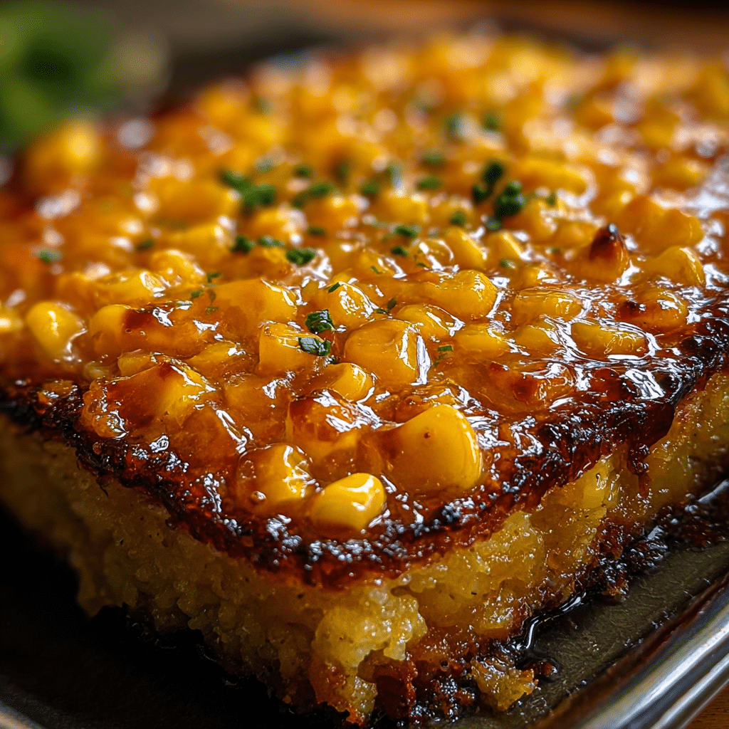 Honey-Glazed Corn Casserole