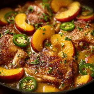 Jalapeño Peach Chicken