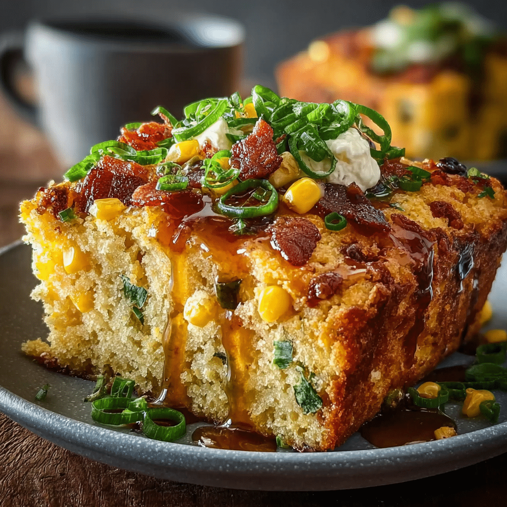 Loaded Cornbread Casserole