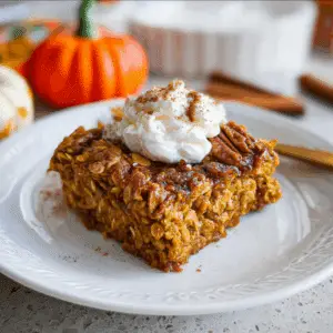 Pumpkin Baked Oatmeal