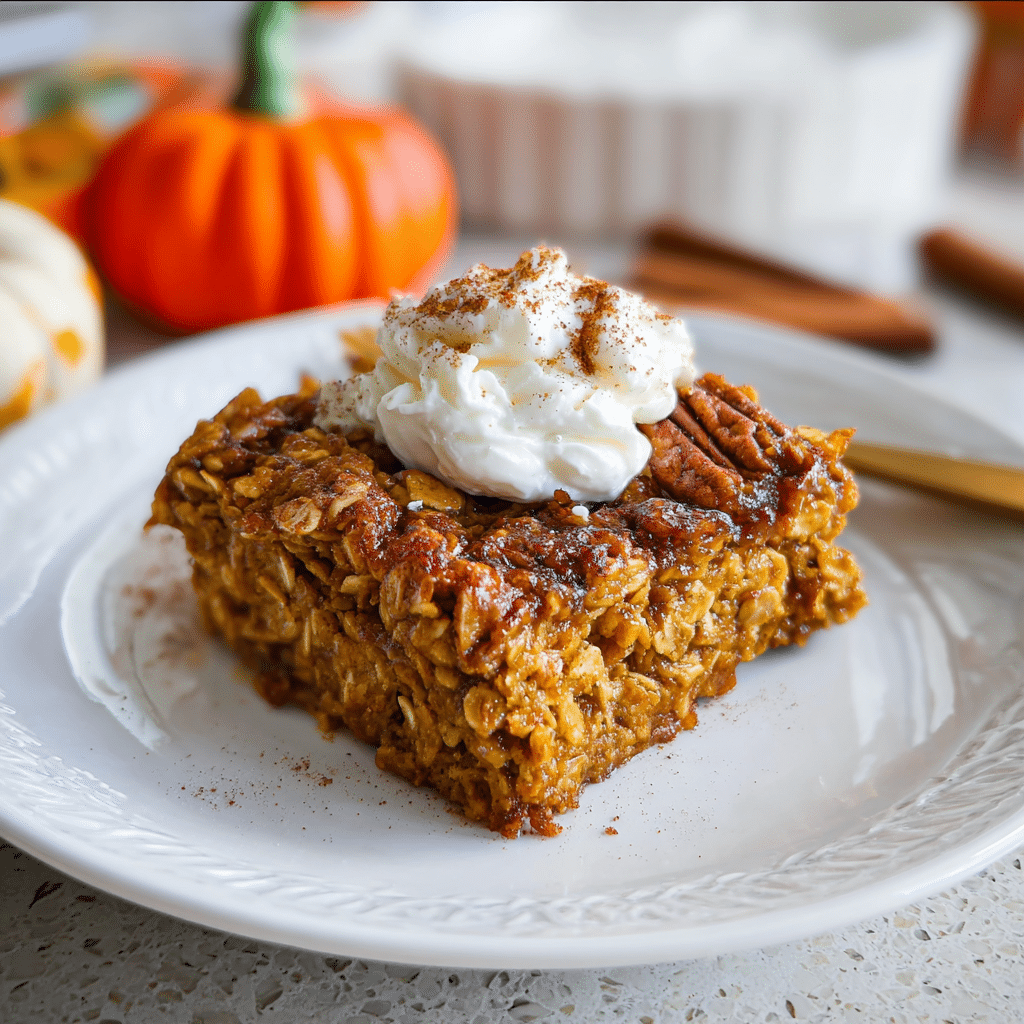 Pumpkin Baked Oatmeal
