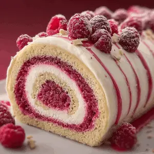 Raspberry Swirl Christmas Roll: A Festive and Flavorful Holiday Treat