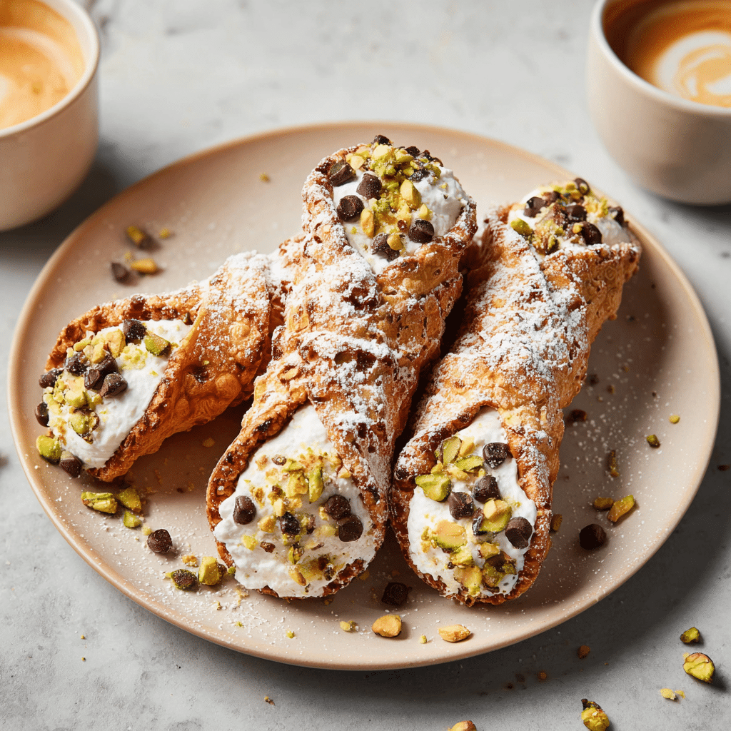 Sicilian Cannoli with Ricotta Filling