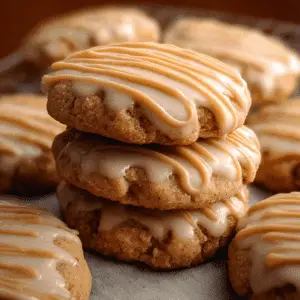 Soft Maple Cookies with Brown Butter Icing