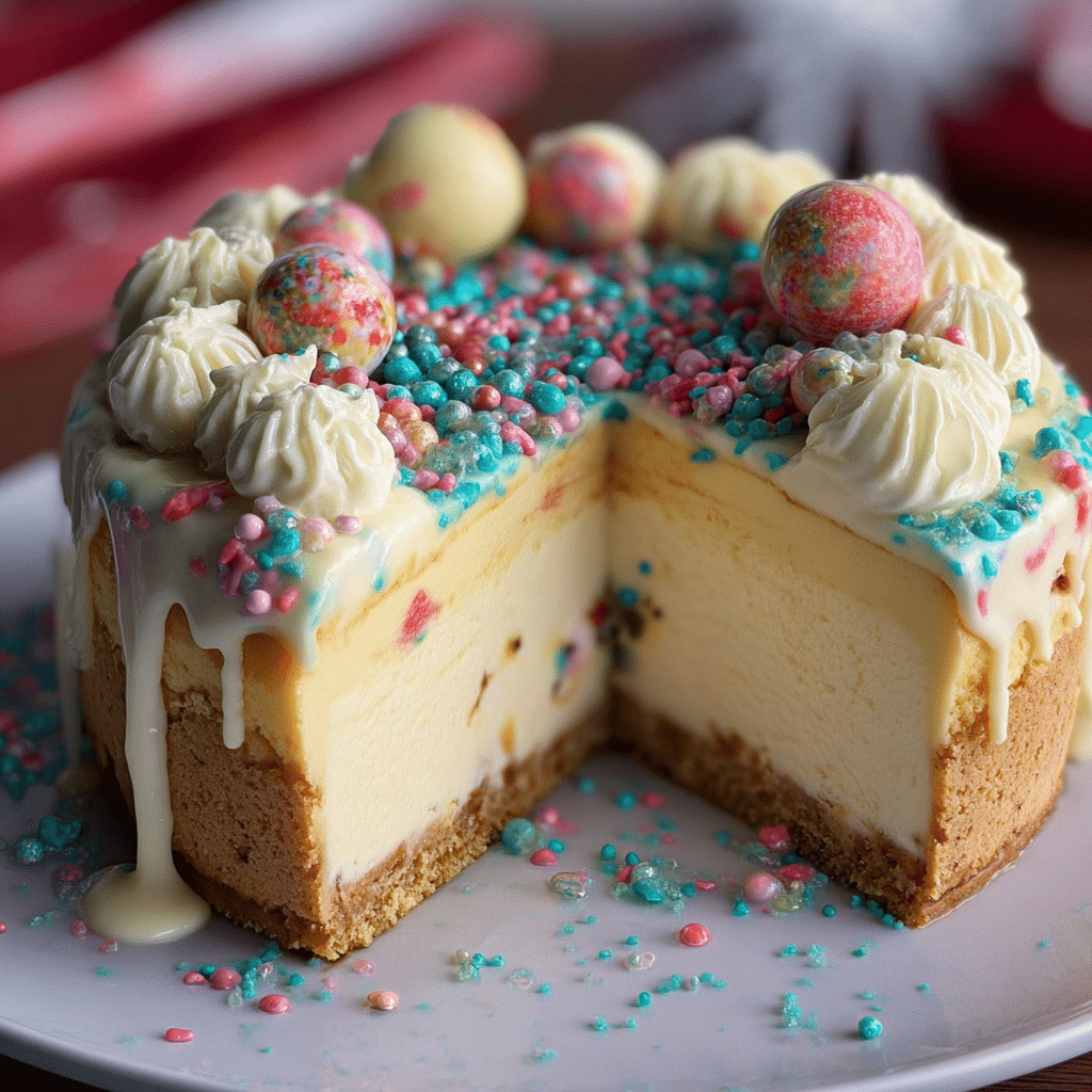 Sugar Cookie Cheesecake - Stephanie's Sweet Treats