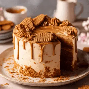 Vegan Biscoff Cookie Butter Cake