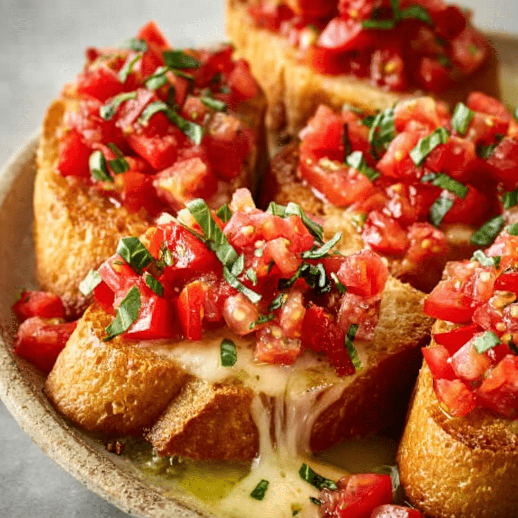 Cheesy Bruschetta Dip