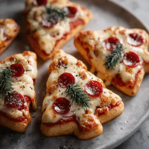 Create Festive Christmas Tree Pizza
