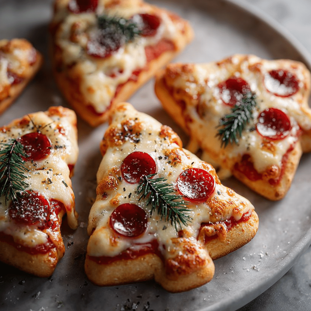 Create Festive Christmas Tree Pizza