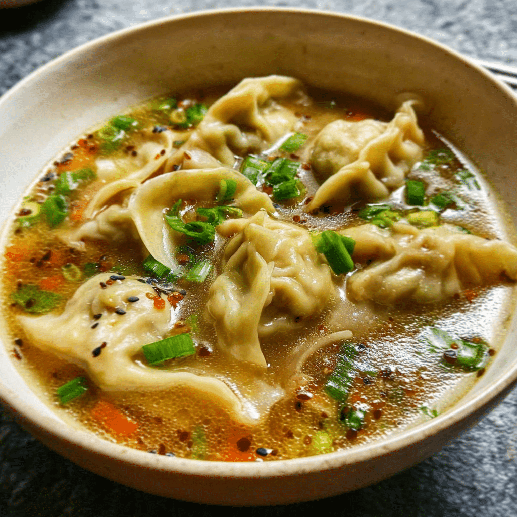 Easy Potsticker Soup Recipe