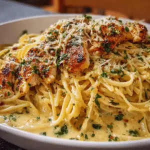 Garlic Parmesan Chicken Spaghetti