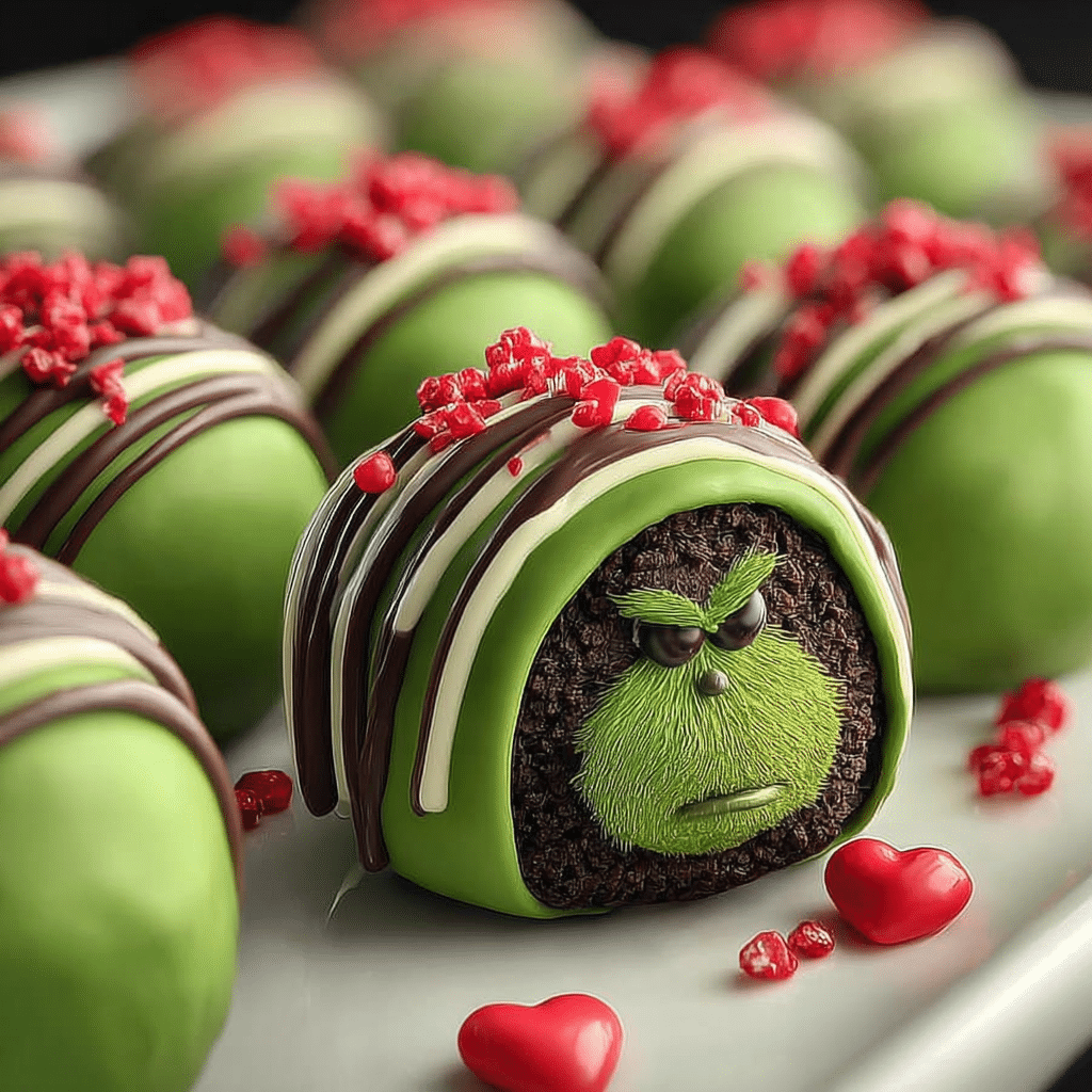 Grinch Christmas Truffles