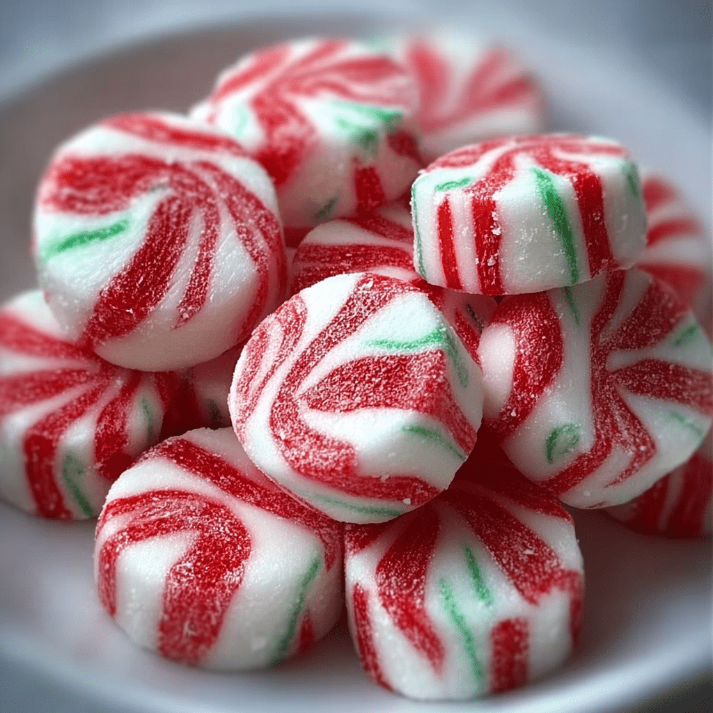 Soft Christmas Peppermints