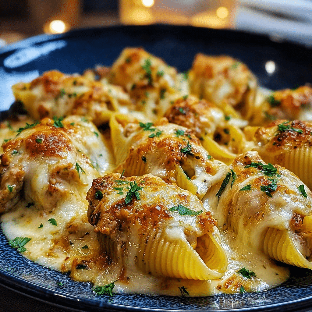 Cheesy Chicken Shells – Mary Universe