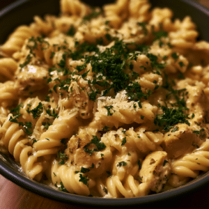 Creamy Italian Chicken Alfredo Pasta